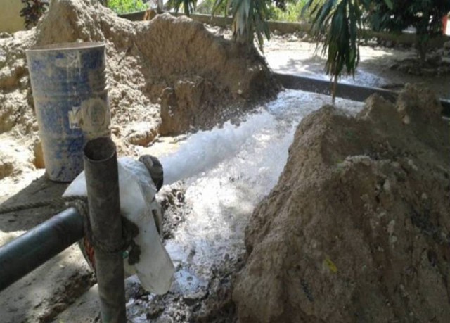 Construcción pozo acuífero en la pob de La Palmita