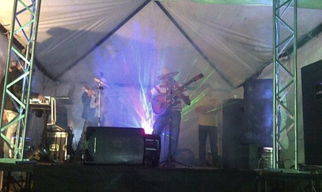 La tarima principal de la Expo Táchira 2015  fue el escenario del alegre  espectáculo musical. Foto: ruth  Castañeda