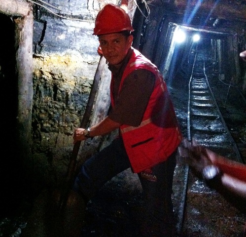 Inspección subterránea minas de carbón Mcipo. Lobatera 