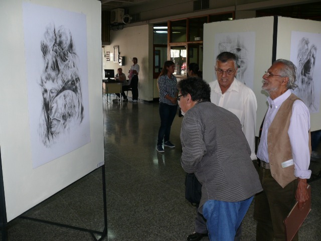 El reconocido pintor tachirense Néstor Melani también disfrutó de la perspectiva artística de Noguera