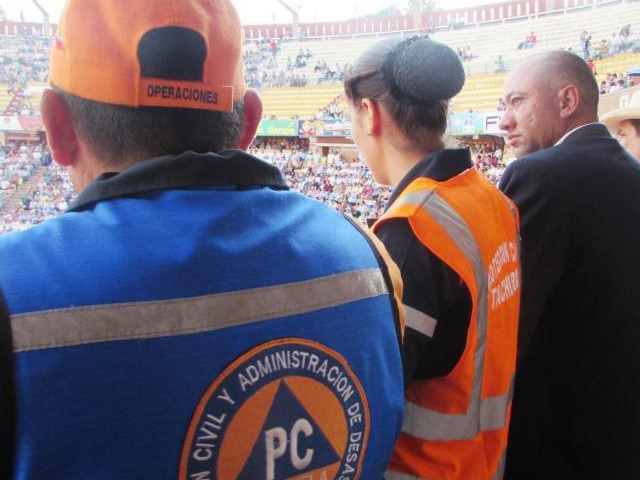 Parte del despliegue de Protección Civil en la FISS.