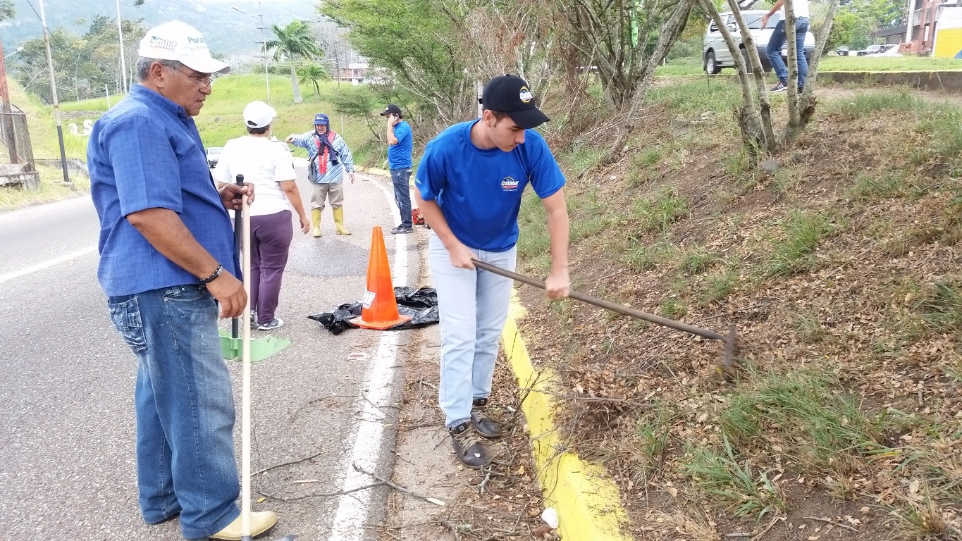 El trabajo de embellecimiento continuó hasta el día jueves