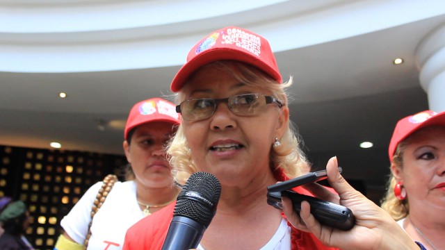 Maritza Vielma, vocera  del municipio Fernández Feo