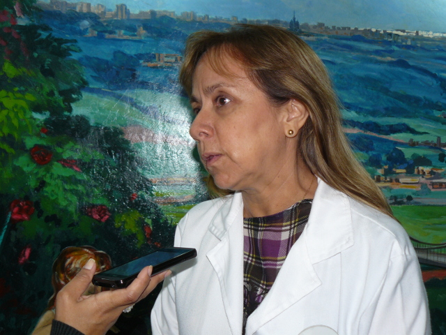 Dra. Dulce Useche, coordinadora del programa de salud visual escolar en el Táchira