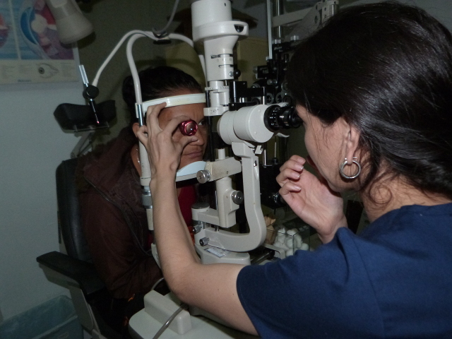 En el Servicio de Oftalmología del Hospital Central de San Cristóbal