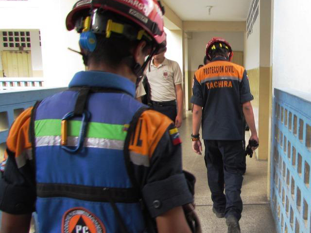Inspección realizada en las instalaciones del colegio MAICA.