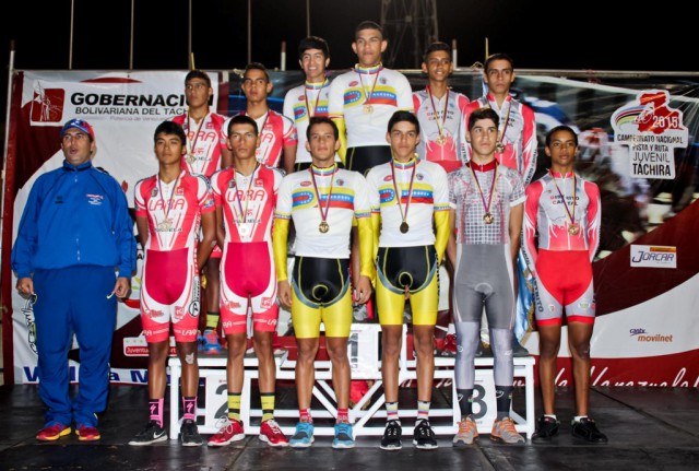 Táchira Campeón Nacional en persecución por equipos Imagen: Gennaro Pascale