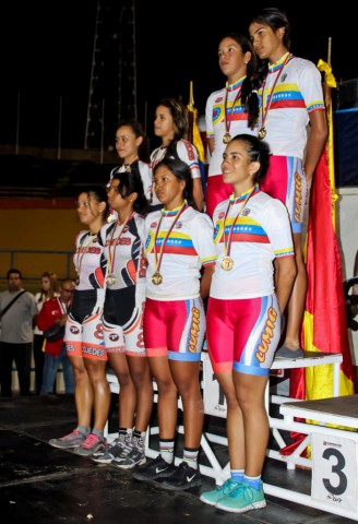 Aragua Campeón de Persecución por Equipo Femenino Imagen: Gennaro Pascale