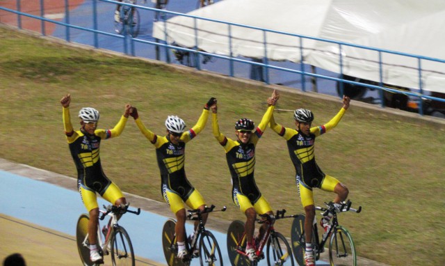 Momento en el que Táchira lograba tiempo Récord Imagen: Pedro Miranda / Prensa IDT