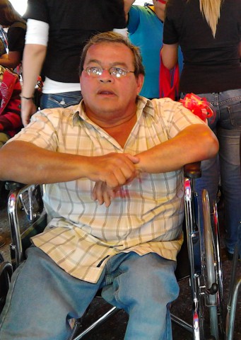 JOSÉ ARMANDO GARCÍA (Silla de ruedas)