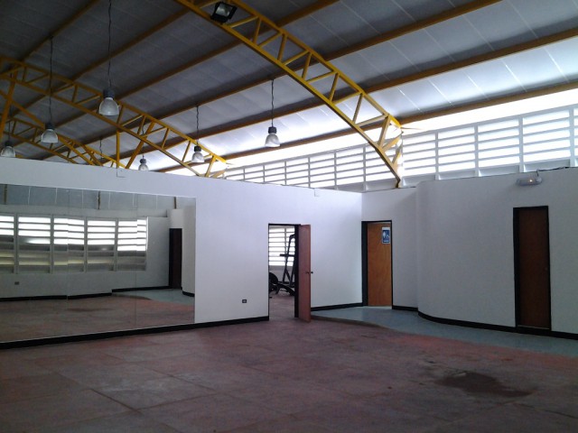 Sala de Musculación del Gimnasio de Esgrima Imagen: Edgar Rico P. Presa IDT 