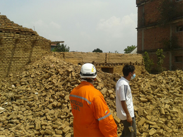 Inspección realizada en Nepal.