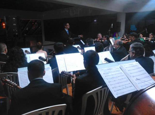 La talentosa Orquesta Típica del Táchira “Onofre Moreno Vargas”.  