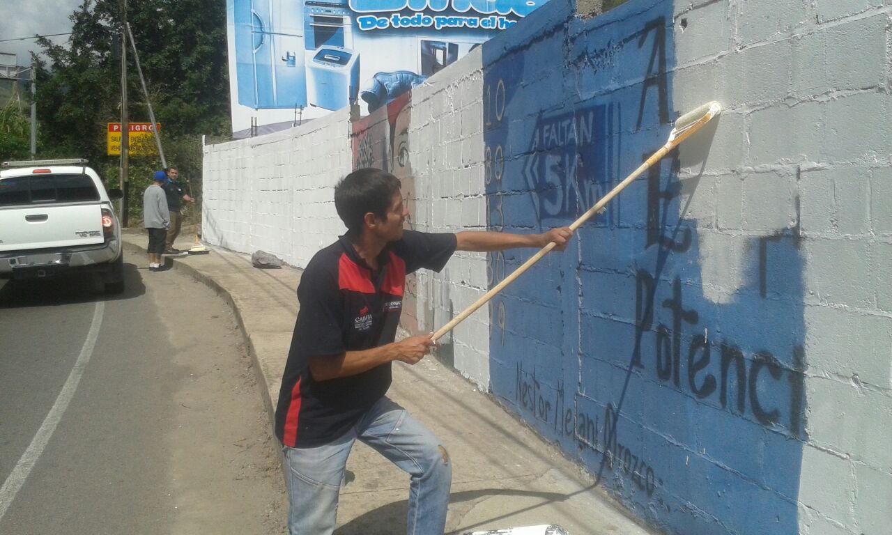 Fondeo de Paredes fueron algunos de los trabajos para la realización de los diseños.