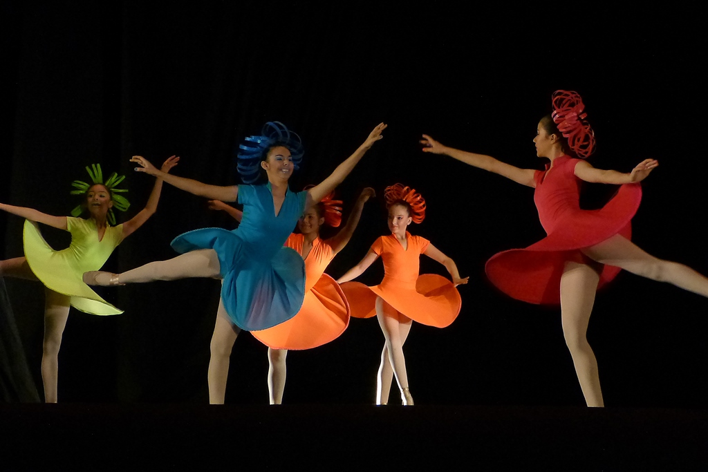 Lo mejor de la danza contemporánea se elevó en el Auditorio de la Casa Sindical.