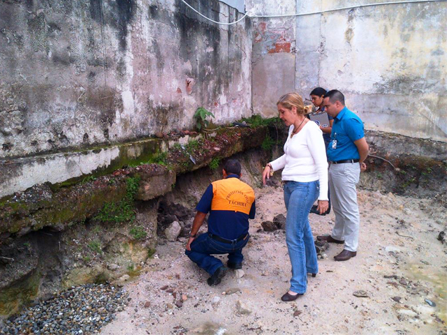 Parte de las inspecciones realizadas por el personal de PC Táchira. 