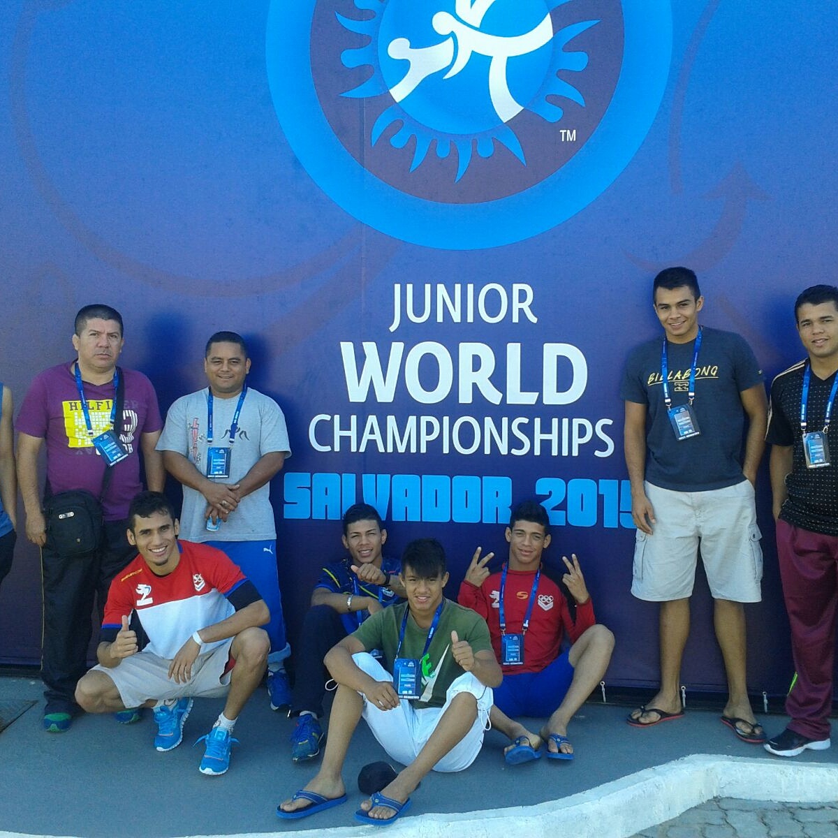 Selección Venezolana de Lucha en el Campeonato Mundial Juvenil Imagen: Cortesía Selección Nacional de Lucha