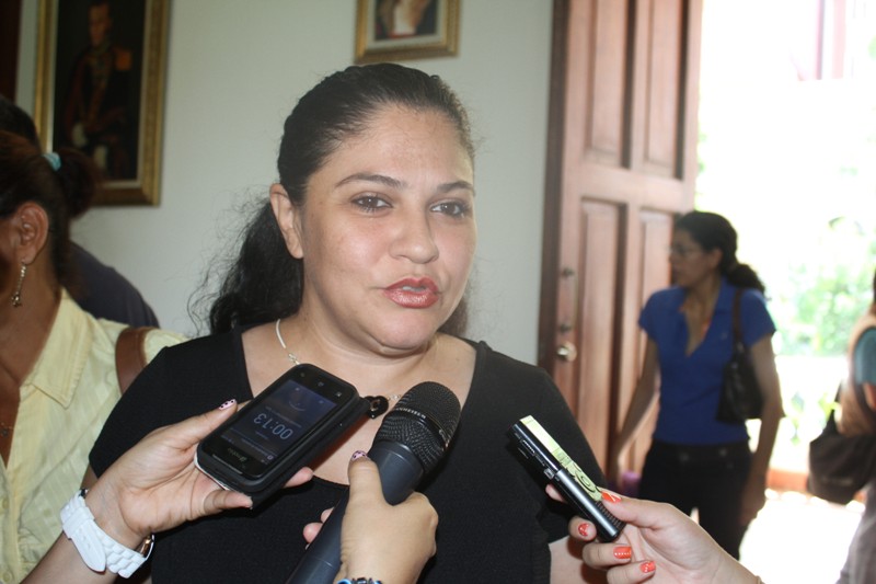 Karla Núñez, integrante del Comando de Mujeres de la UBCH de educación especial de Táriba, municipio Cárdenas.