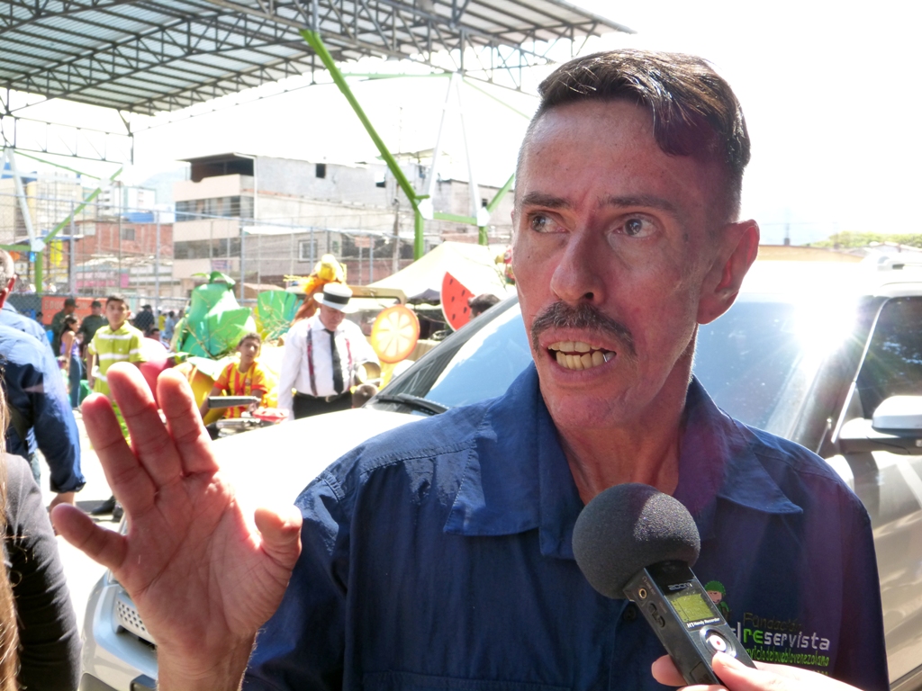 Roberto Espinosa, representante de la junta administradora del Complejo Deportivo Plaza Venezuela