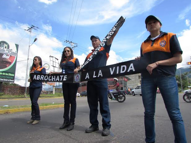Parte del despliegue realizado en el 2014 por los funcionarios de PC Táchira. 