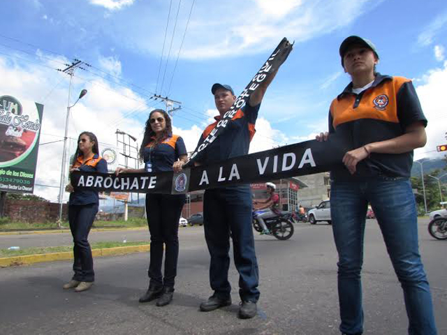 Parte del despliegue realizado en el 2014 por los funcionarios de PC Táchira.