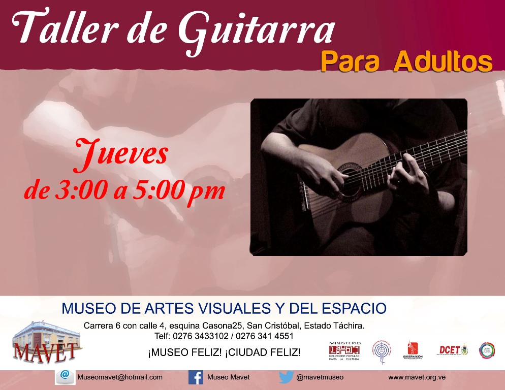 Cartel Guitarra Adultos