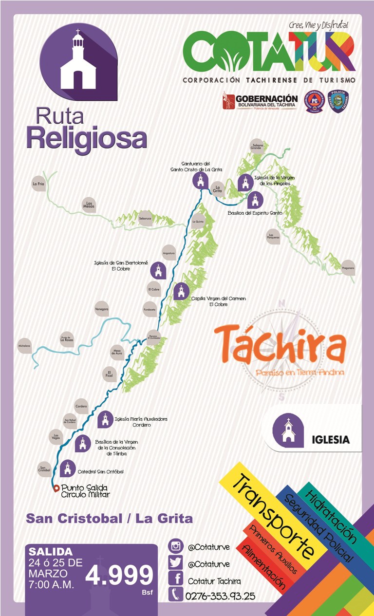 Ruta religiosa - 2016 - MAPA 1 enma