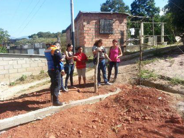 Inspección de terreno realizadas por el personas de Planificación.