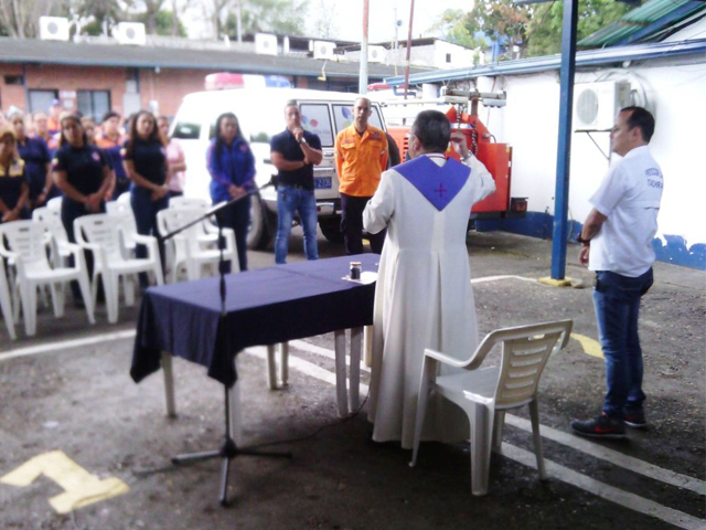 Parte de los actos que se realizaron en la sede de PC Táchira. 