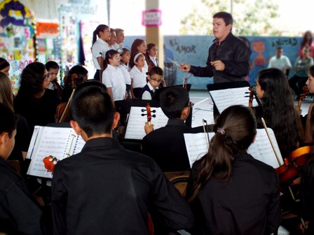 La Big Band Núcleo Táriba Fundamusical Simón Bolívar.