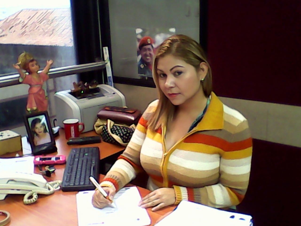 Karina Altamiranda encargada de la Oficina de Atención al Ciudadano