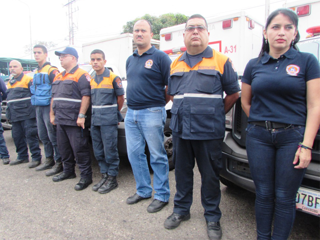 Parte de los funcionarios que serán desplegados durante el operativo.