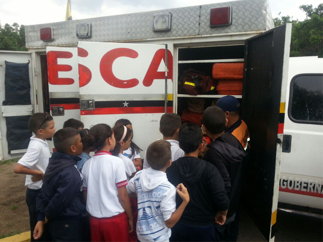 Parte de la visita realizada por los estudiantes.