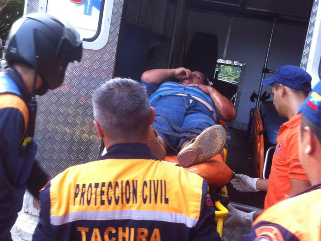 Parte de las atenciones realizadas por el personal de PC Táchira.