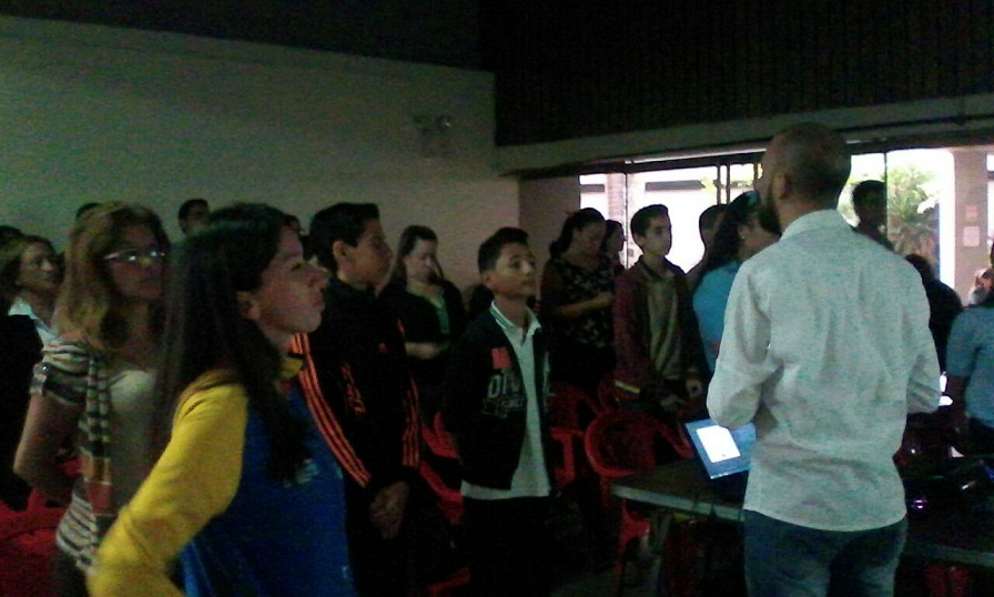 Jóvenes de la entidad participaron en el taller de formación