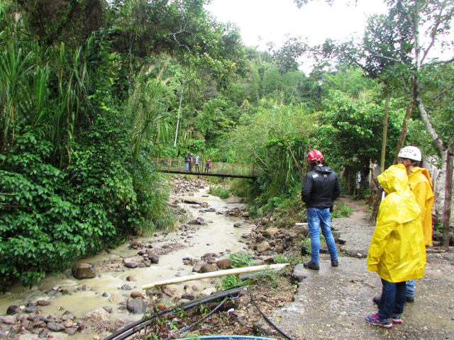 Parte de las inspección realizadas en el Sector El Encantado.  