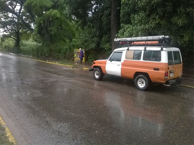 Parte de las inspecciones realizadas con relación a las lluvias. 