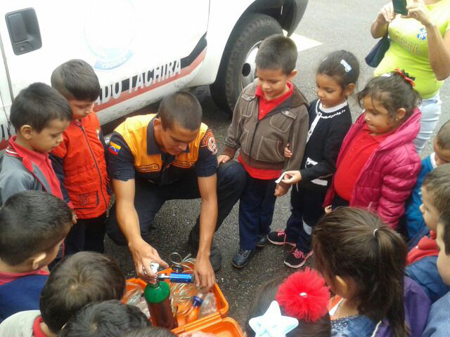 Parte de la visita guiada a los estudiantes del Centro de Educación Inicia. l 