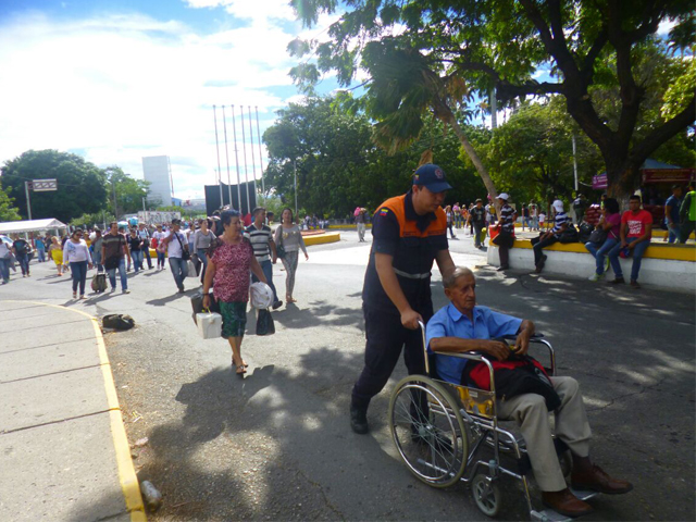 Parte de las atenciones que se realizaron en el Puente Internacional Simón Bolívar. 