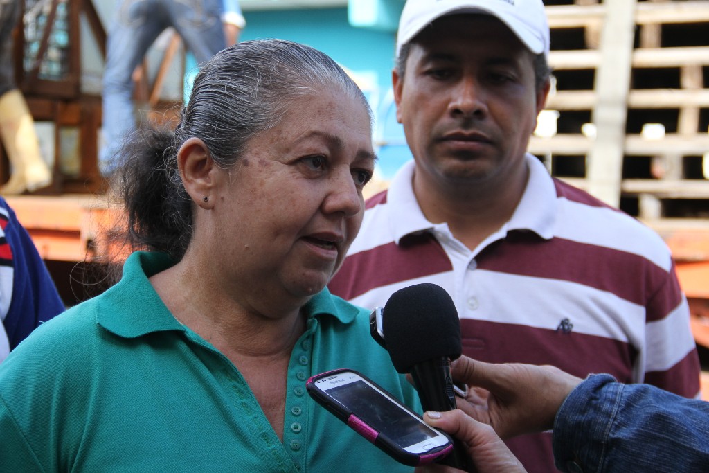 Elsida Bustos Santander, beneficiaria