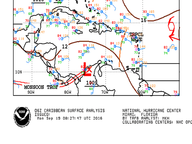 Onda Tropical que se encuentra pasando por el estado Táchira. 