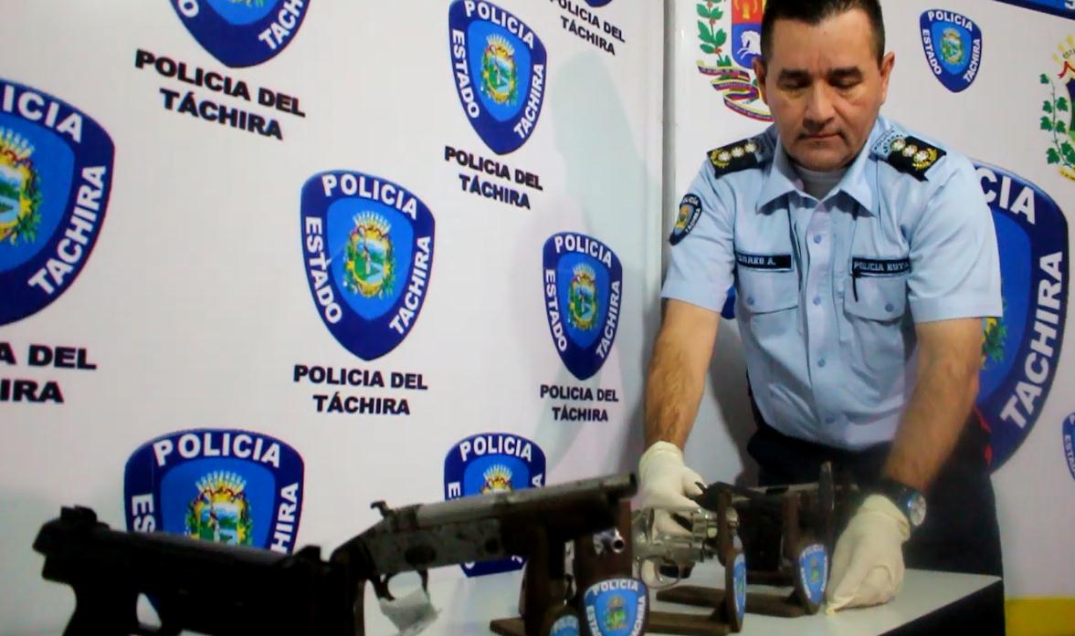 El jefe policial detalló que en el año han sido incautadas 192 armas