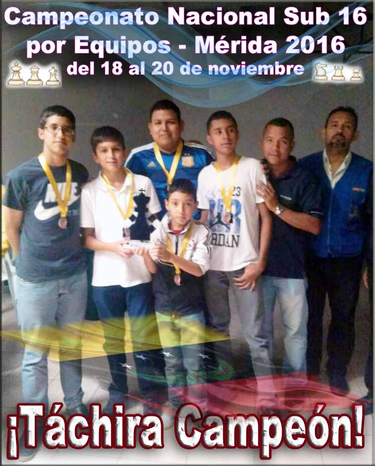 IMG Táchira Campeón Nacional Sub 14 ajedrez