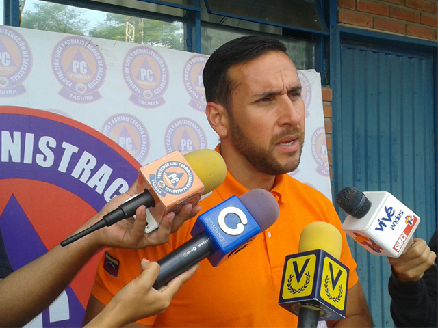 Yesnardo Canal, entregó balance de afectaciones por las lluvias.
