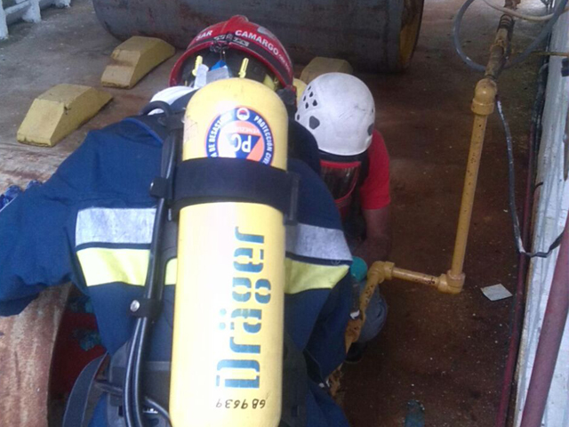 Parte de los trabajos realizados por el personal de PC Táchira e Hidrosuroeste. 