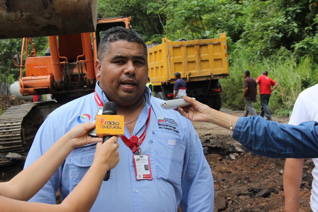 Fabian Sánchez, Dir. MPP para el transporte y obras públicas del Edo. Táchira