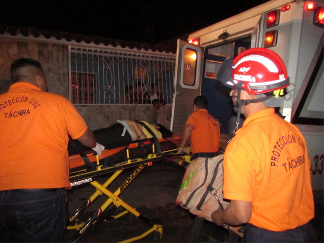 Atención realizada por parte del personal de PC Táchira.