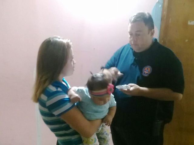Parte de las atenciones realizadas por el personal de PC Táchira.