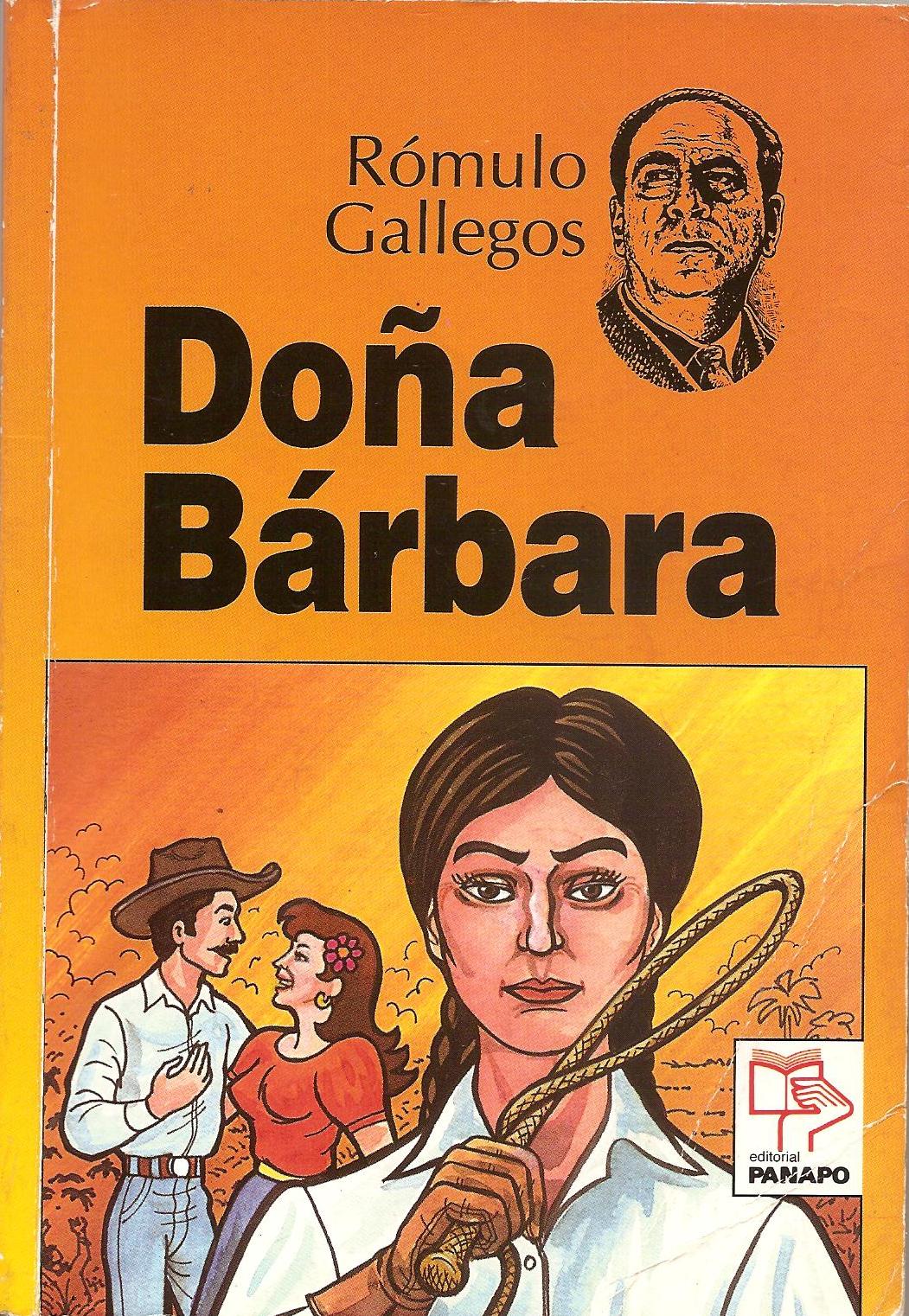 Esta es la portada de Doña Bárbara, la máxima obra de Rómulo Gallegos