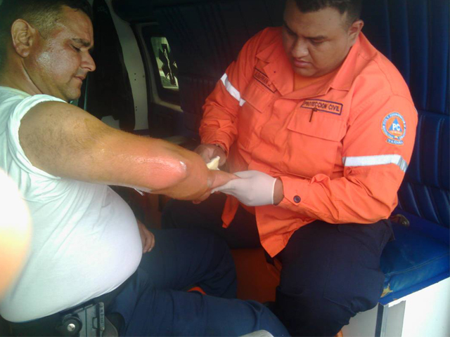 Atención realizada por el personal de PC Táchira.